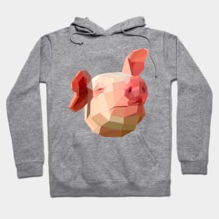 Polygon Pig Hoodie